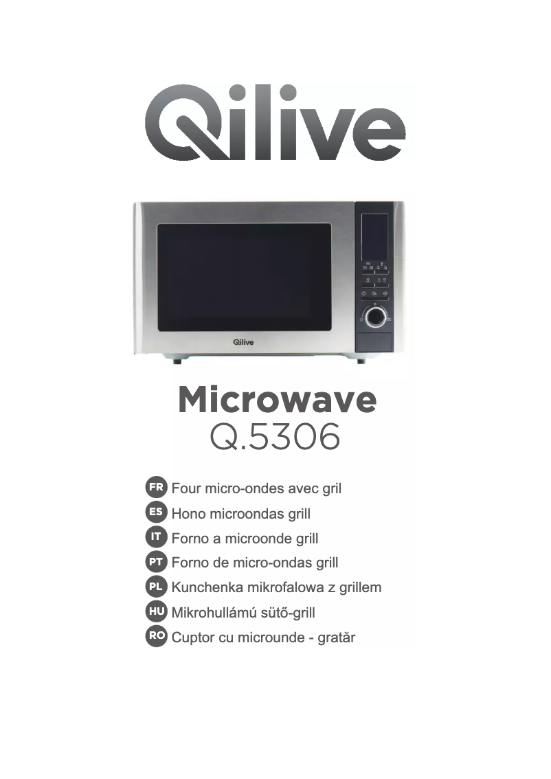 Page 1 de la notice Manuel utilisateur Qilive Q.5306