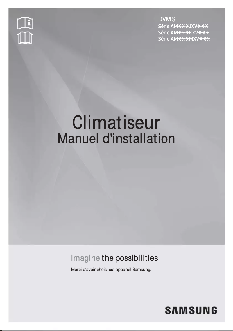 Page 1 de la notice Manuel utilisateur Samsung AM180JXVHGH