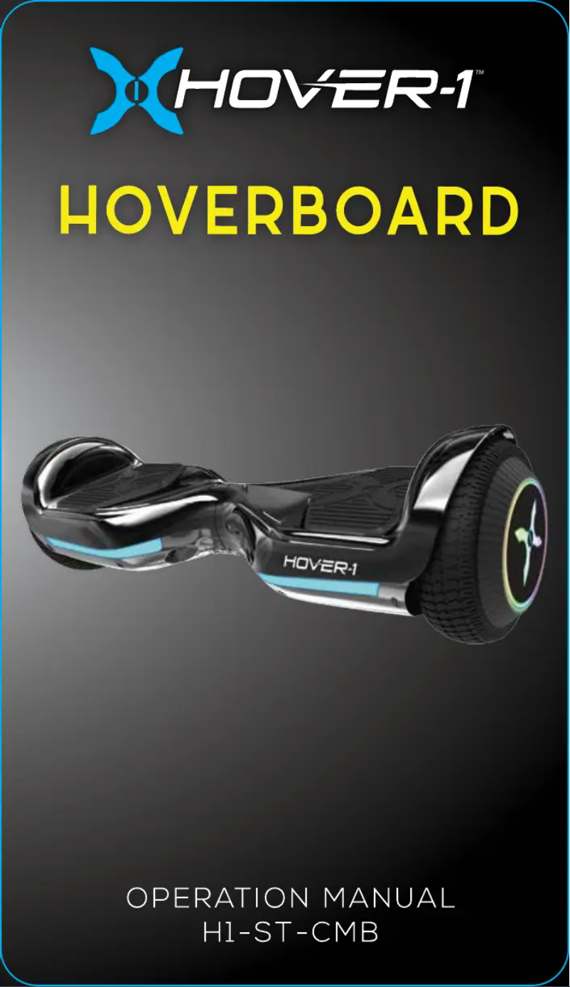 Imagen de la primera página del manual del dispositivo Hoverboard