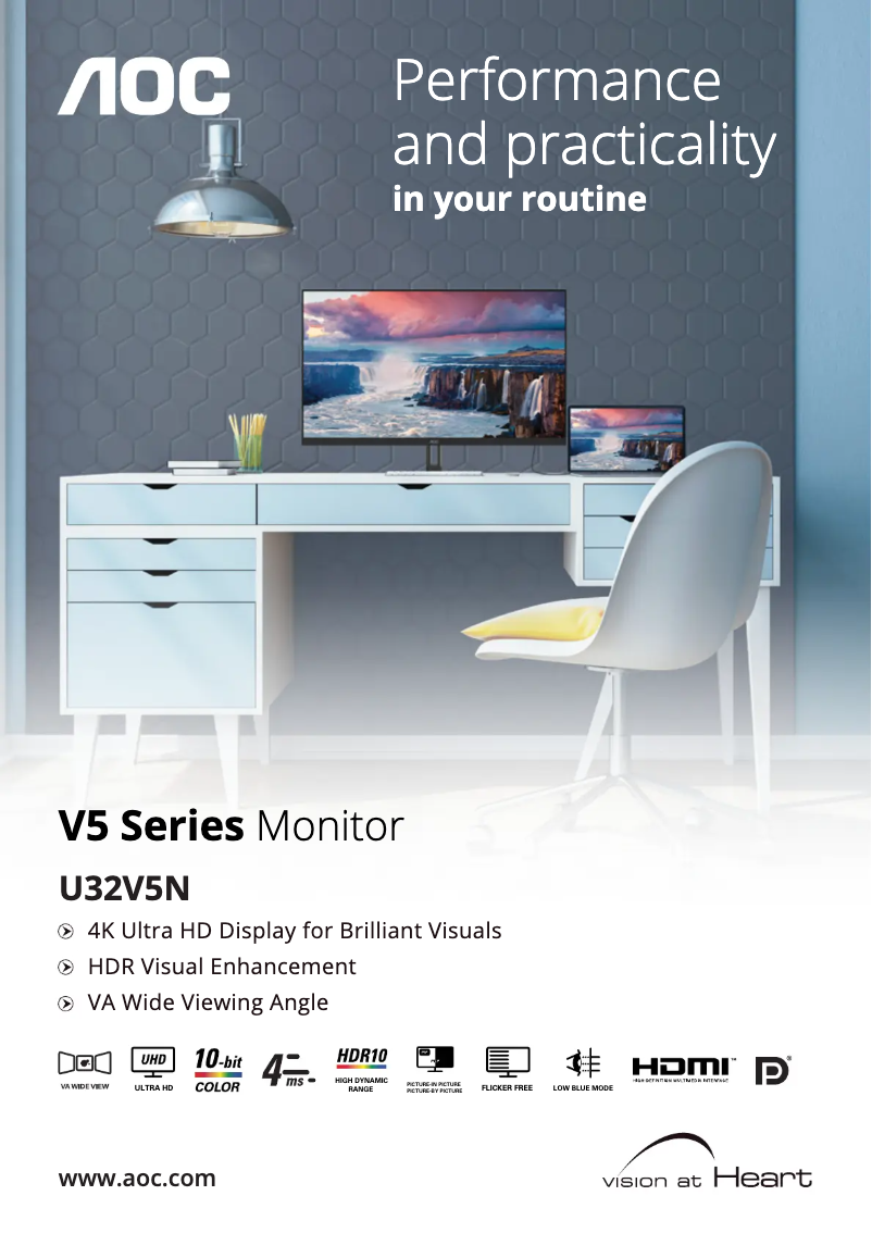 Page n°1 - Catalogue AOC U32V5N