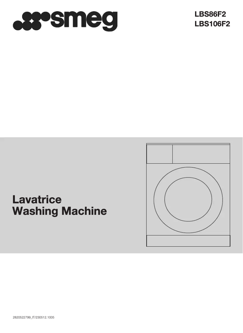 Page n°1 - Manuel utilisateur Smeg LBS86F2