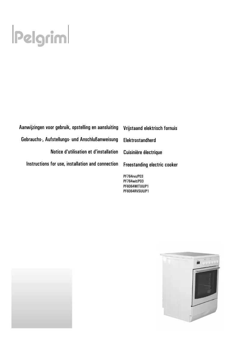 Page n°1 - Manuel utilisateur Pelgrim PF6064