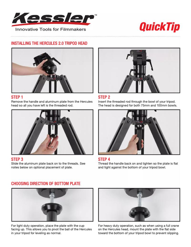 Page n°1 - Manuel utilisateur Kessler Hercules 2.0