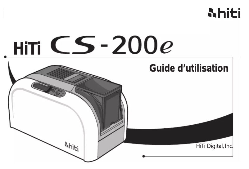 Page 1 de la notice Manuel utilisateur HiTi CS-200e