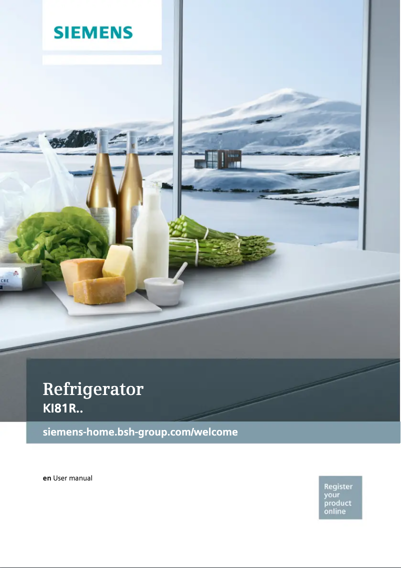 Page n°1 - Manuel utilisateur Siemens iQ500 KI81RAF31