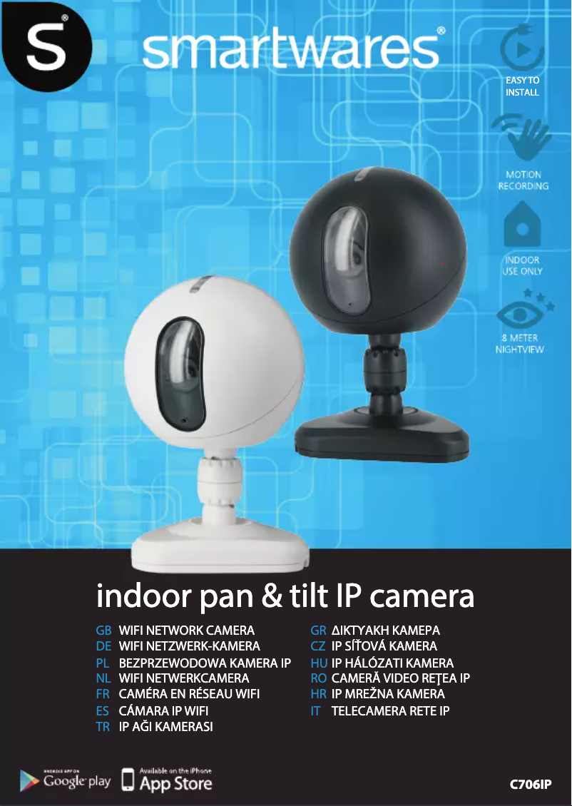 Page 1 de la notice Manuel utilisateur Smartwares C706IP