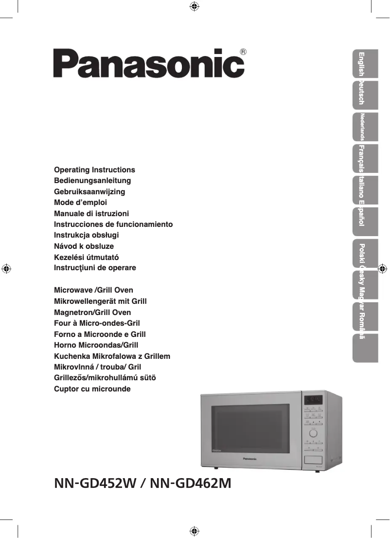 Page 1 de la notice Manuel utilisateur Panasonic NN-GD462M