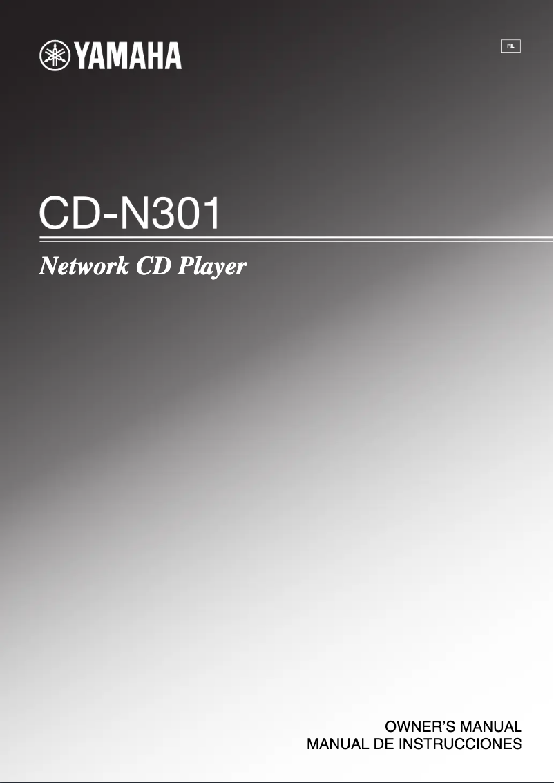 Page 1 de la notice Manuel utilisateur Yamaha CD-N301