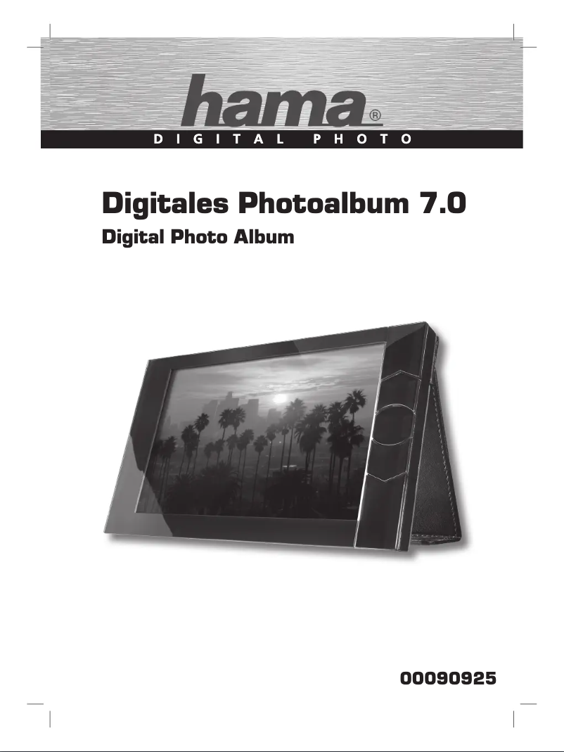 Page 1 de la notice Manuel utilisateur Hama 00090925