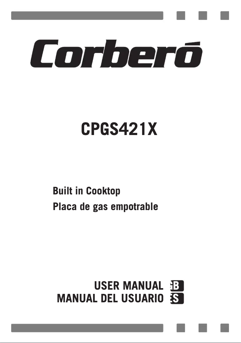 Page n°1 - Manuel utilisateur Corbero CPGS421X