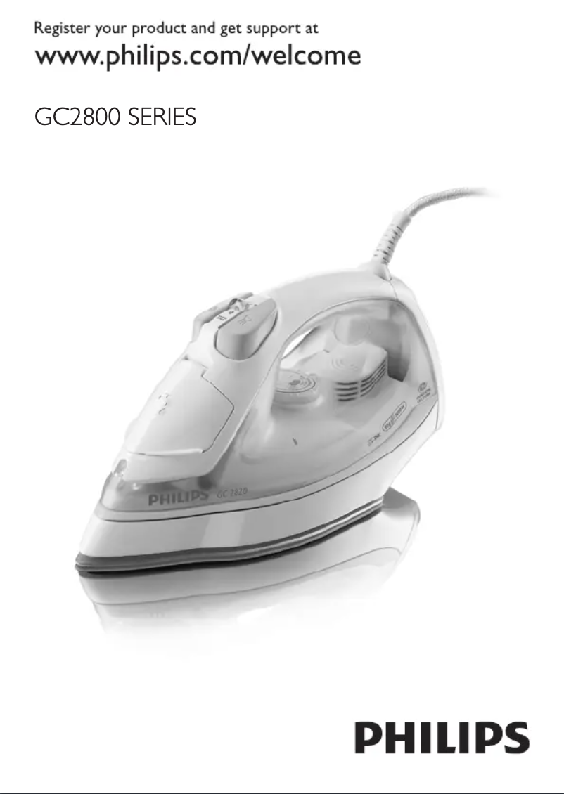 Page n°1 - Manuel utilisateur Philips GC2830