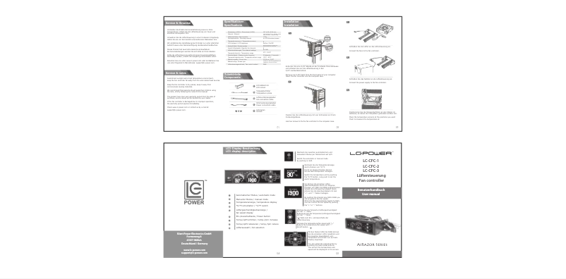 Image de la première page du manuel de l'appareil LC-CFC-2