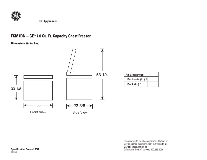 Image de la première page du manuel de l'appareil FCM7DNWH