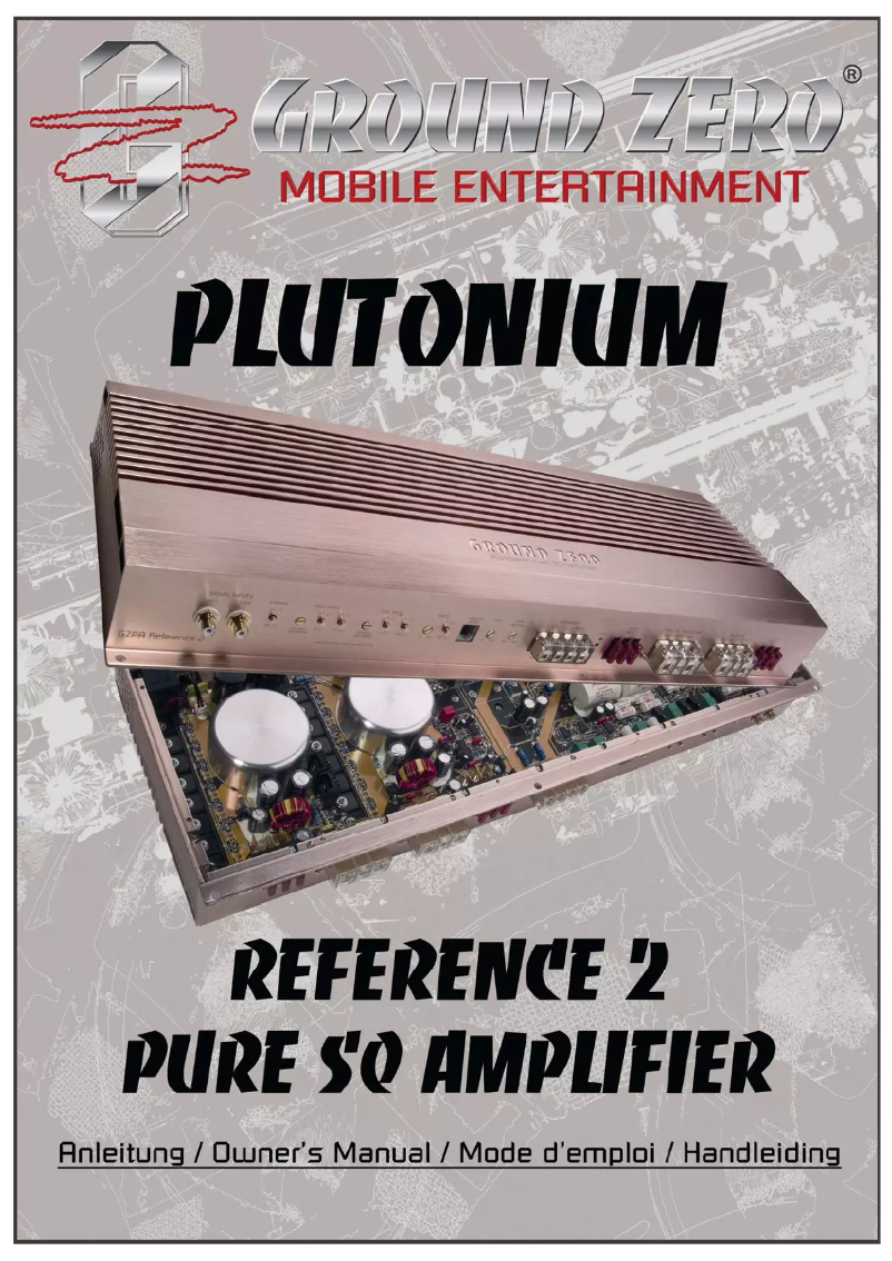 Page n°1 - Manuel utilisateur Ground Zero Plutonium Reference 2