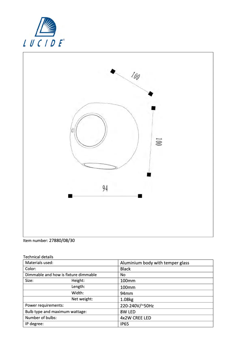 Image de la première page du manuel de l'appareil Yupla 27880/08/30