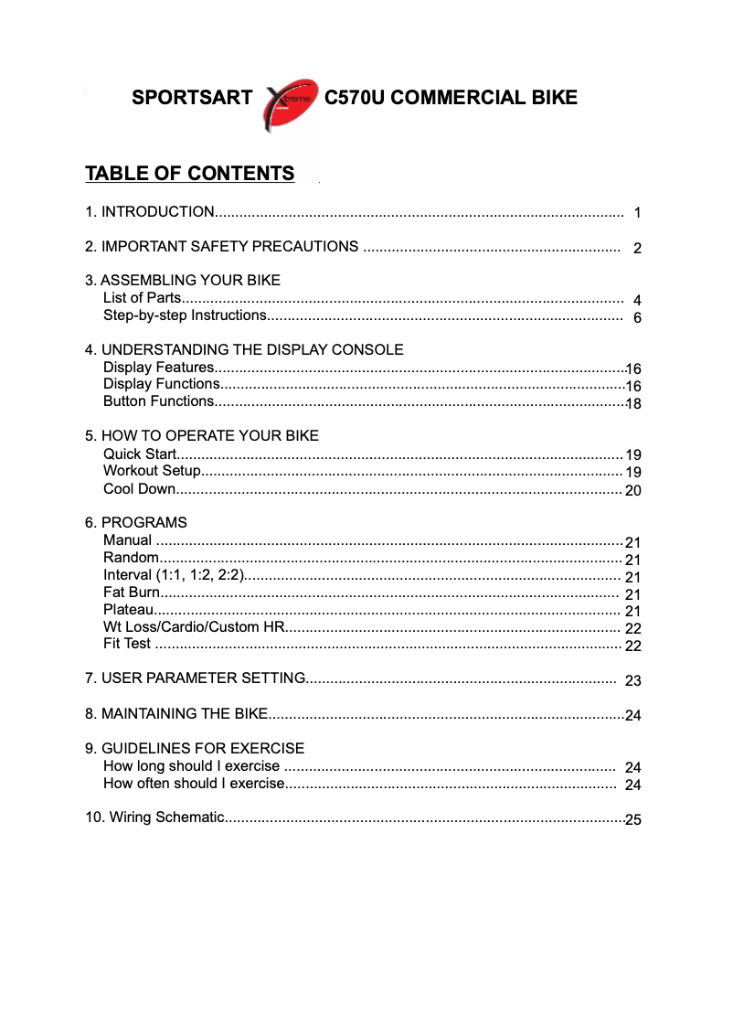 Image de la première page du manuel de l'appareil C570U