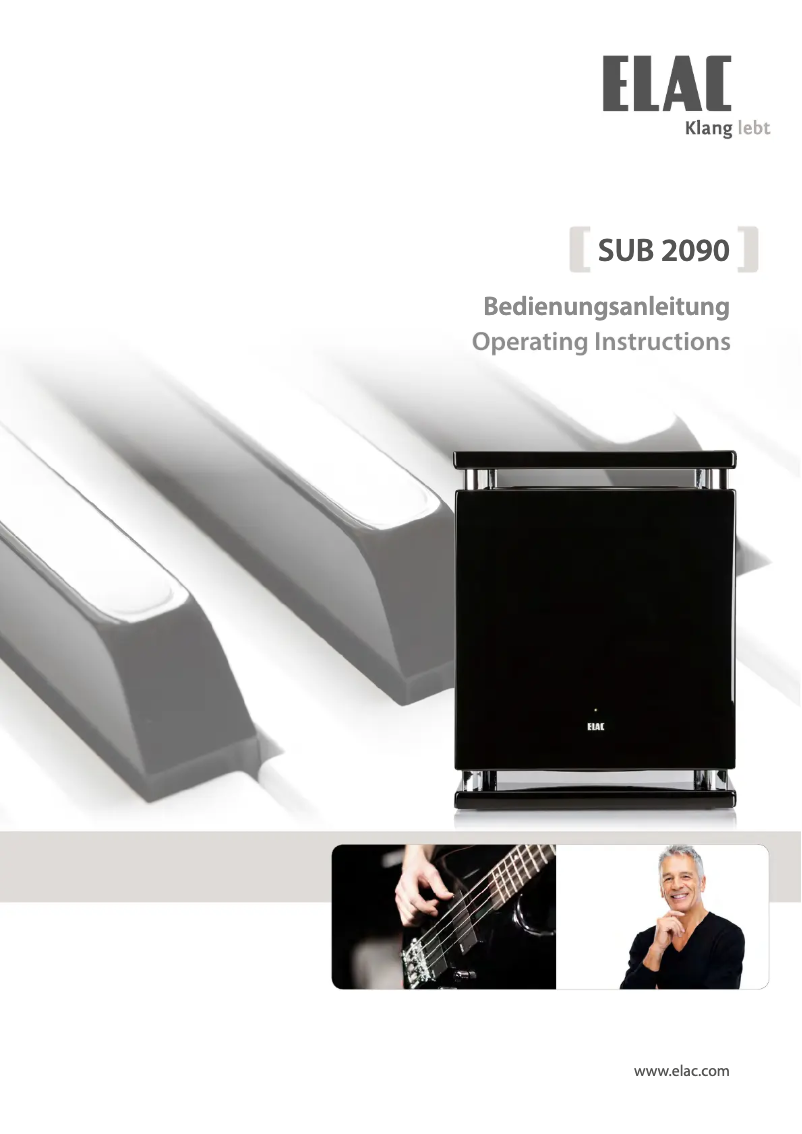 Image de la première page du manuel de l'appareil SUB 2090