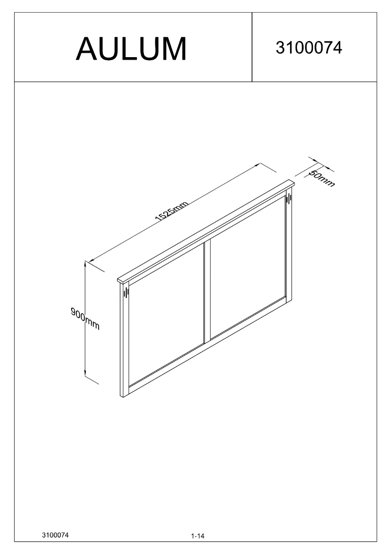 Imagen de la primera página del manual del dispositivo Aulum (150x90)