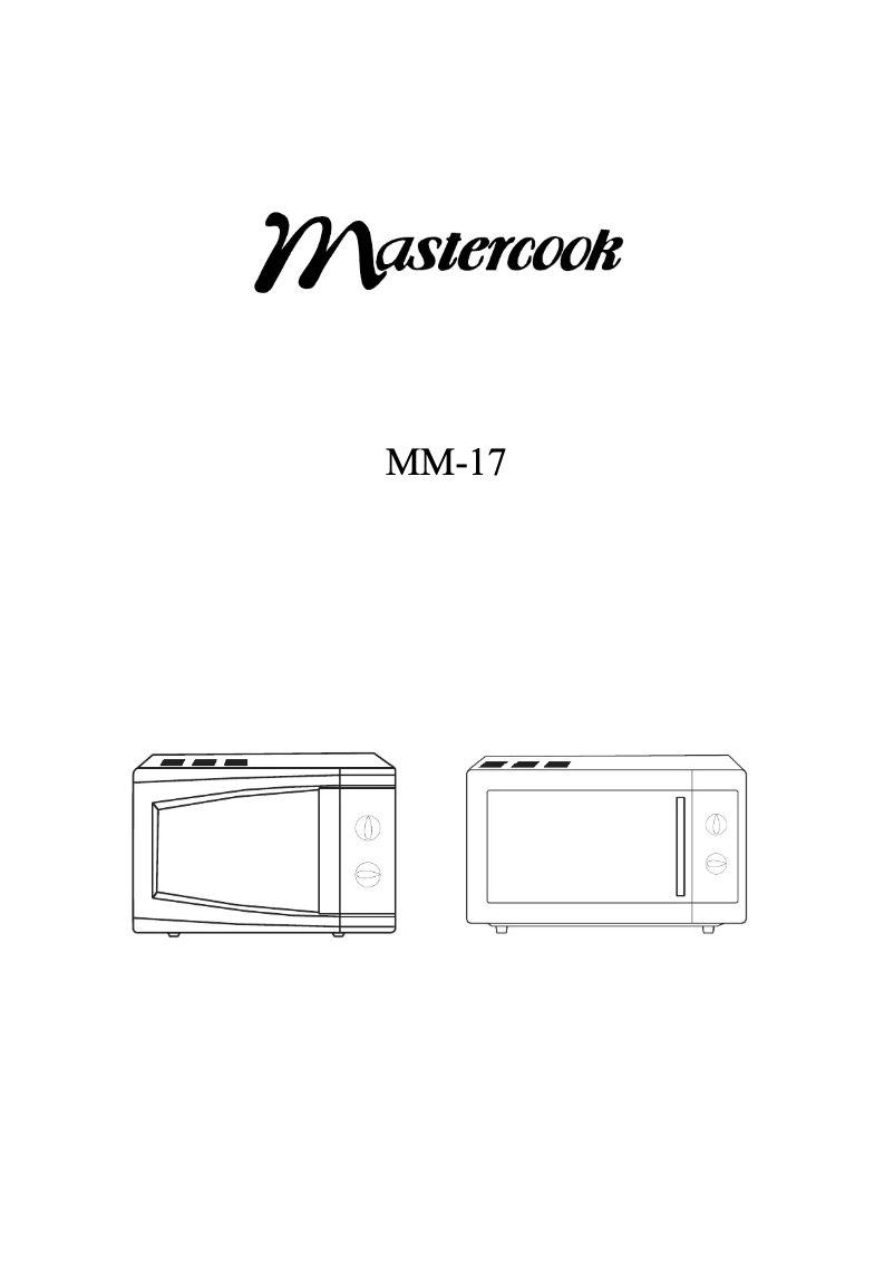 Image de la première page du manuel de l'appareil MM-17 X