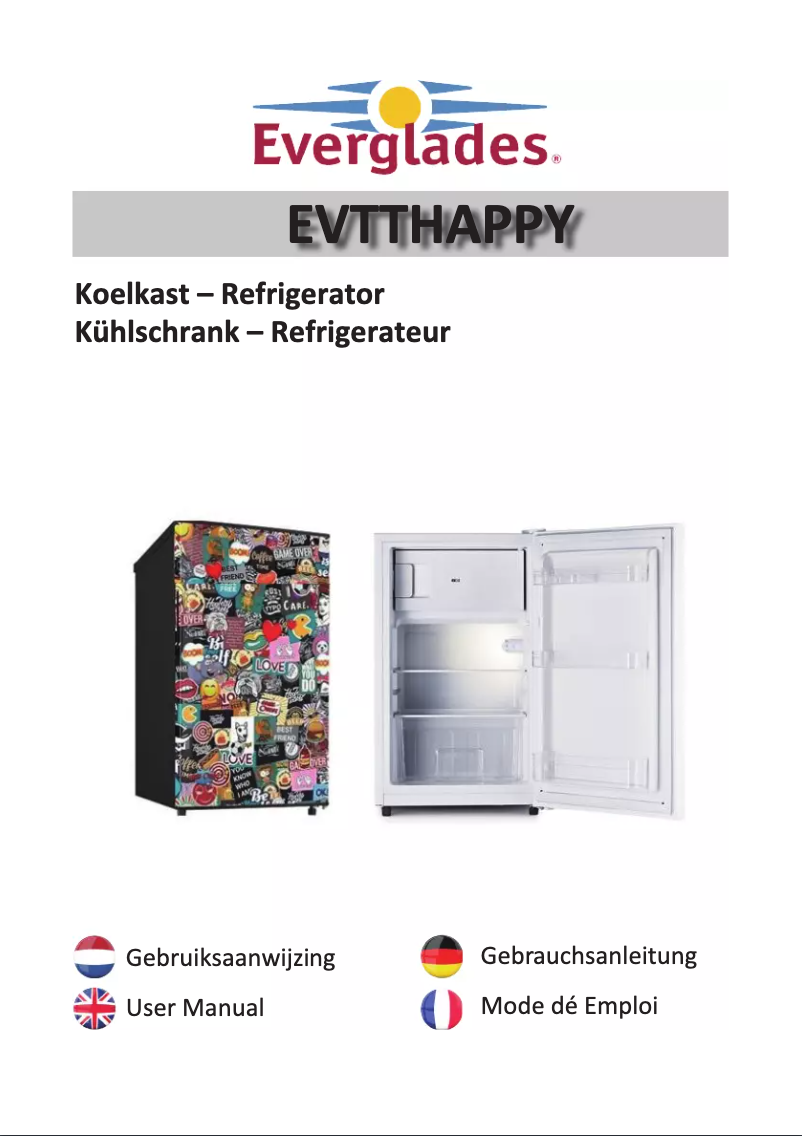 Page 1 de la notice Manuel utilisateur Everglades EVTTHAPPY