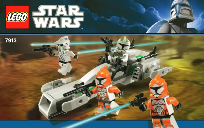 Page 1 de la notice Manuel utilisateur Lego Star Wars 1 Value Pack