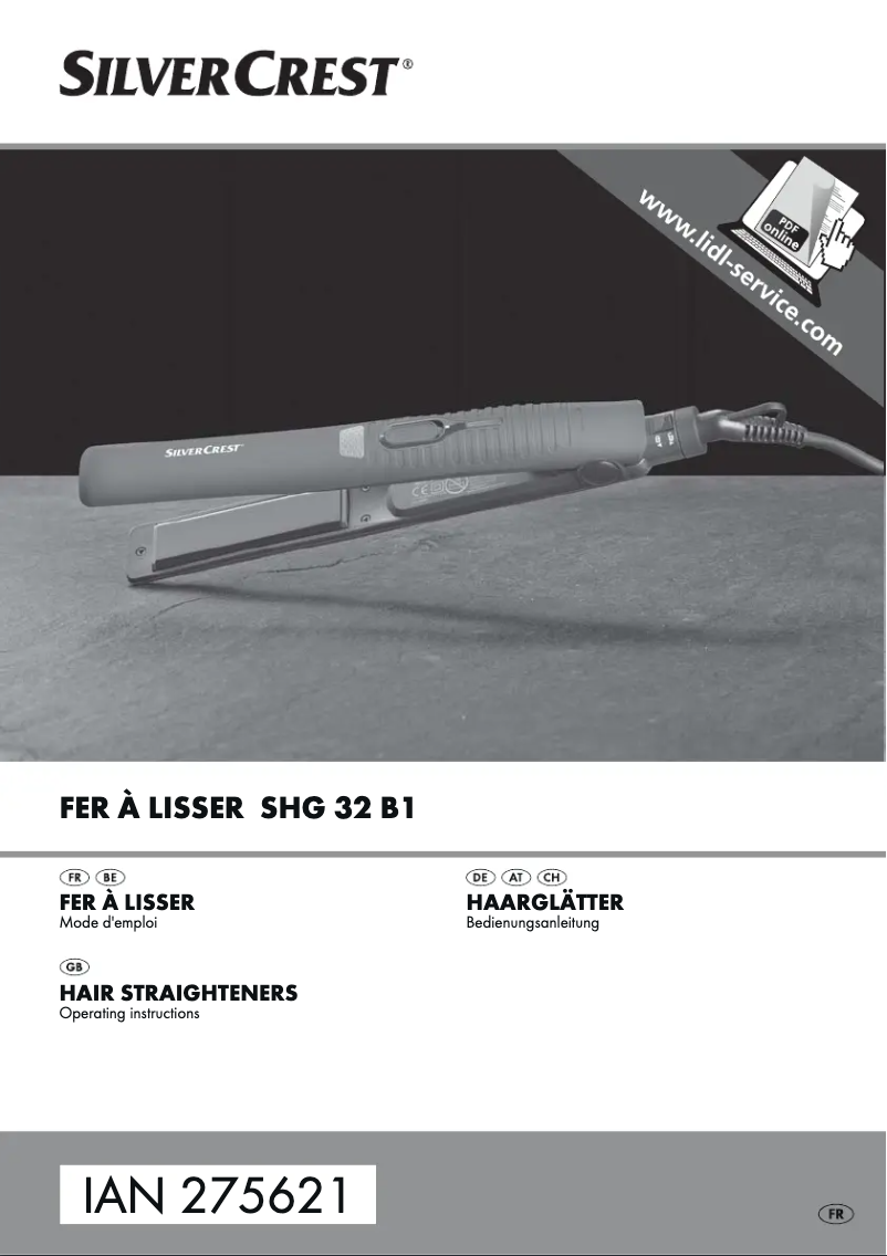 Image de la première page du manuel de l'appareil SHG 32 B1