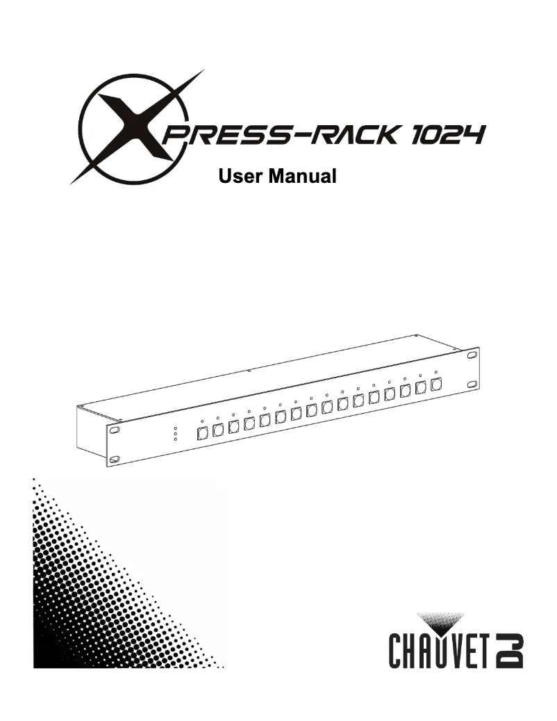 Page n°1 - Manuel utilisateur Chauvet Xpress-Rack 1024