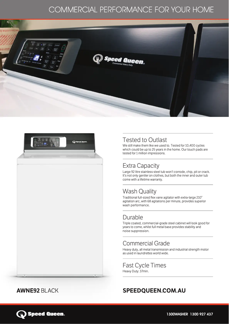 Image de la première page du manuel de l'appareil AWNE92