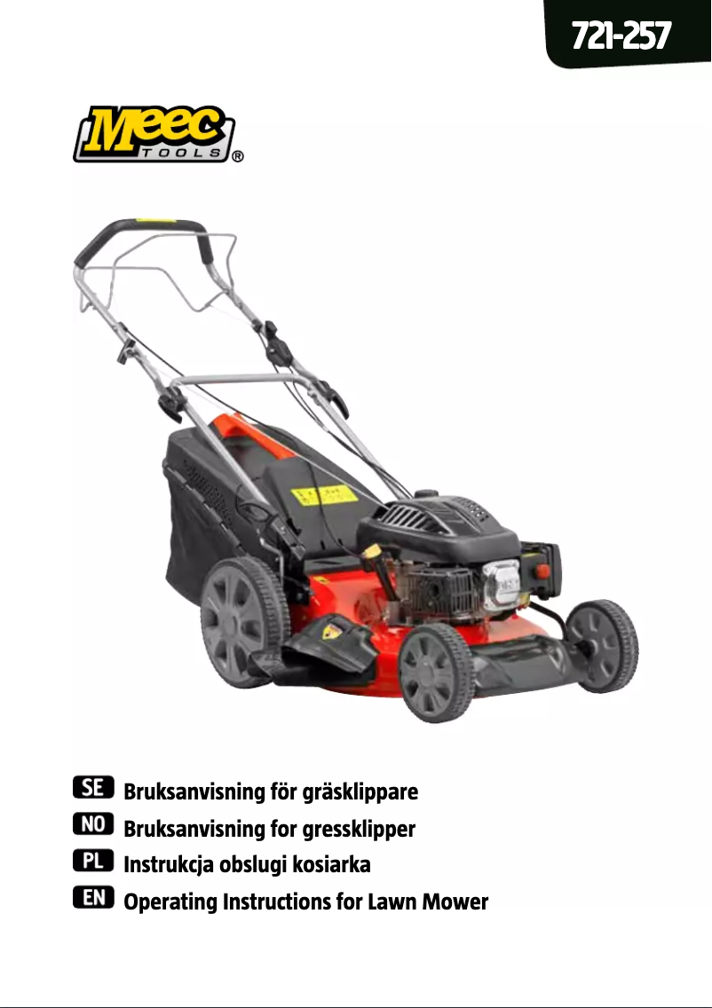 Page 1 de la notice Manuel utilisateur Meec Tools 721-257