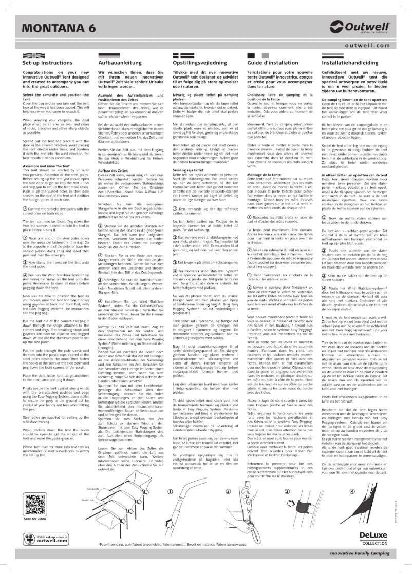 Image de la première page du manuel de l'appareil DeLuxe Mokka Montana 6