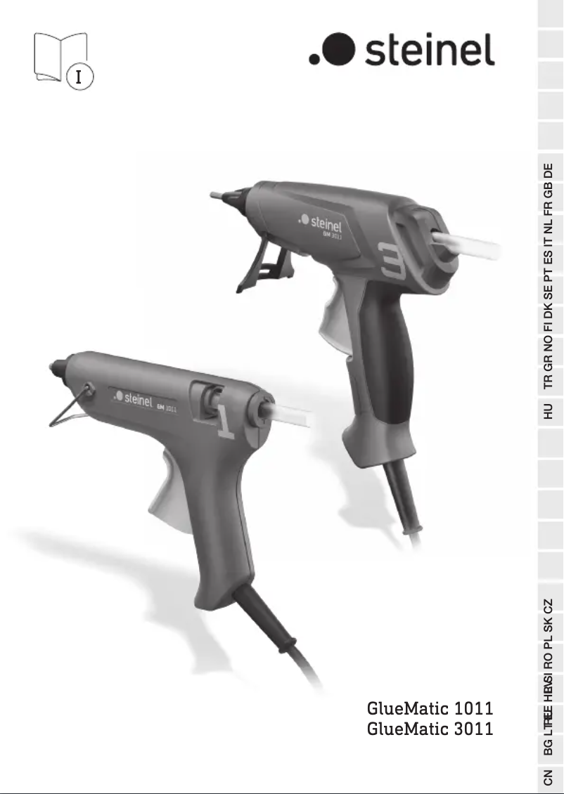 Image de la première page du manuel de l'appareil GlueMatic 3011