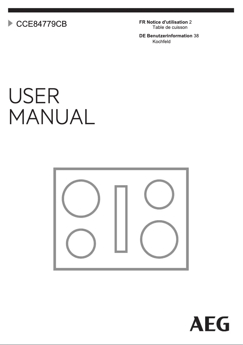 Imagen de la primera página del manual del dispositivo CCE84779CB