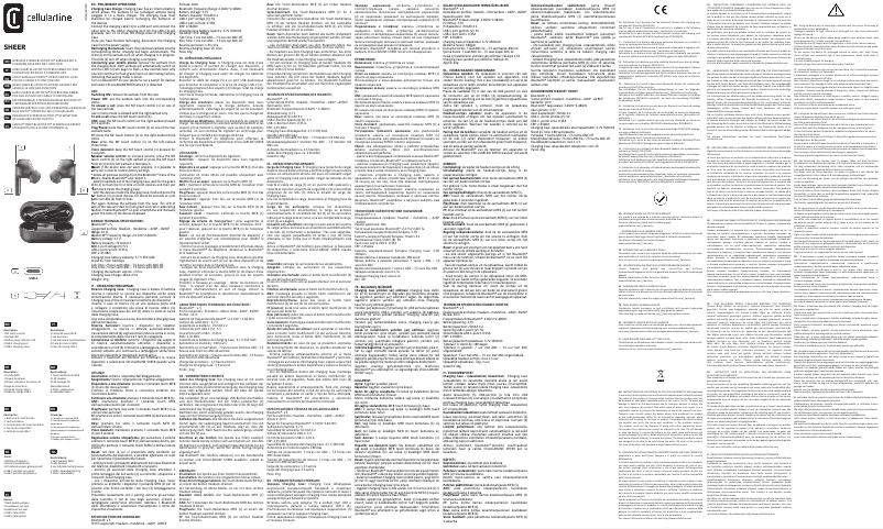 Image de la première page du manuel de l'appareil Sheer