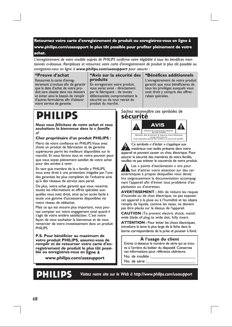 Página 1 del manual Manual de usuario Philips DVDR3390