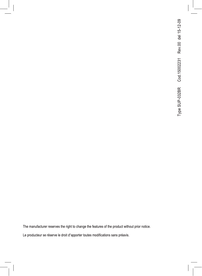 Image de la première page du manuel de l'appareil Saeco Talea RI9827