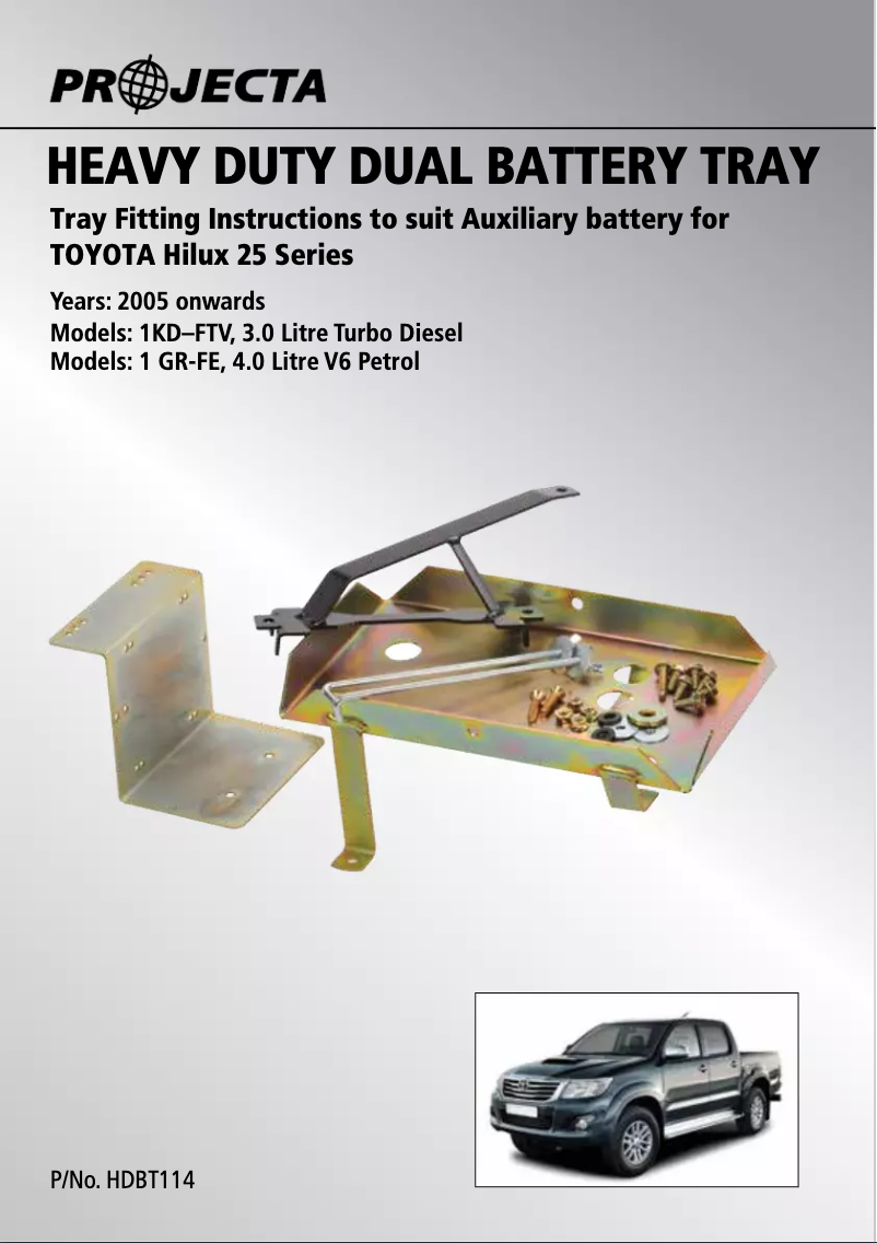 Page 1 de la notice Manuel utilisateur Projecta HDBT114