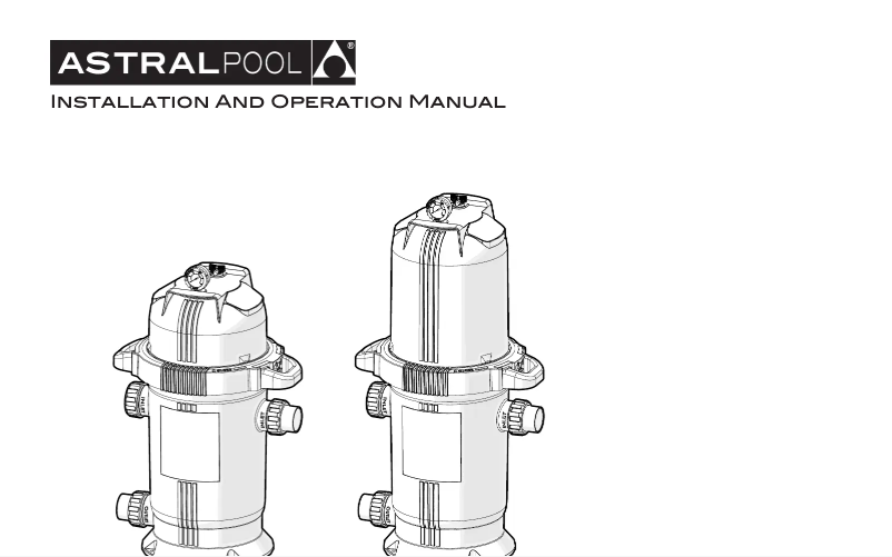 Page n°1 - Manuel utilisateur AstralPool XC 50