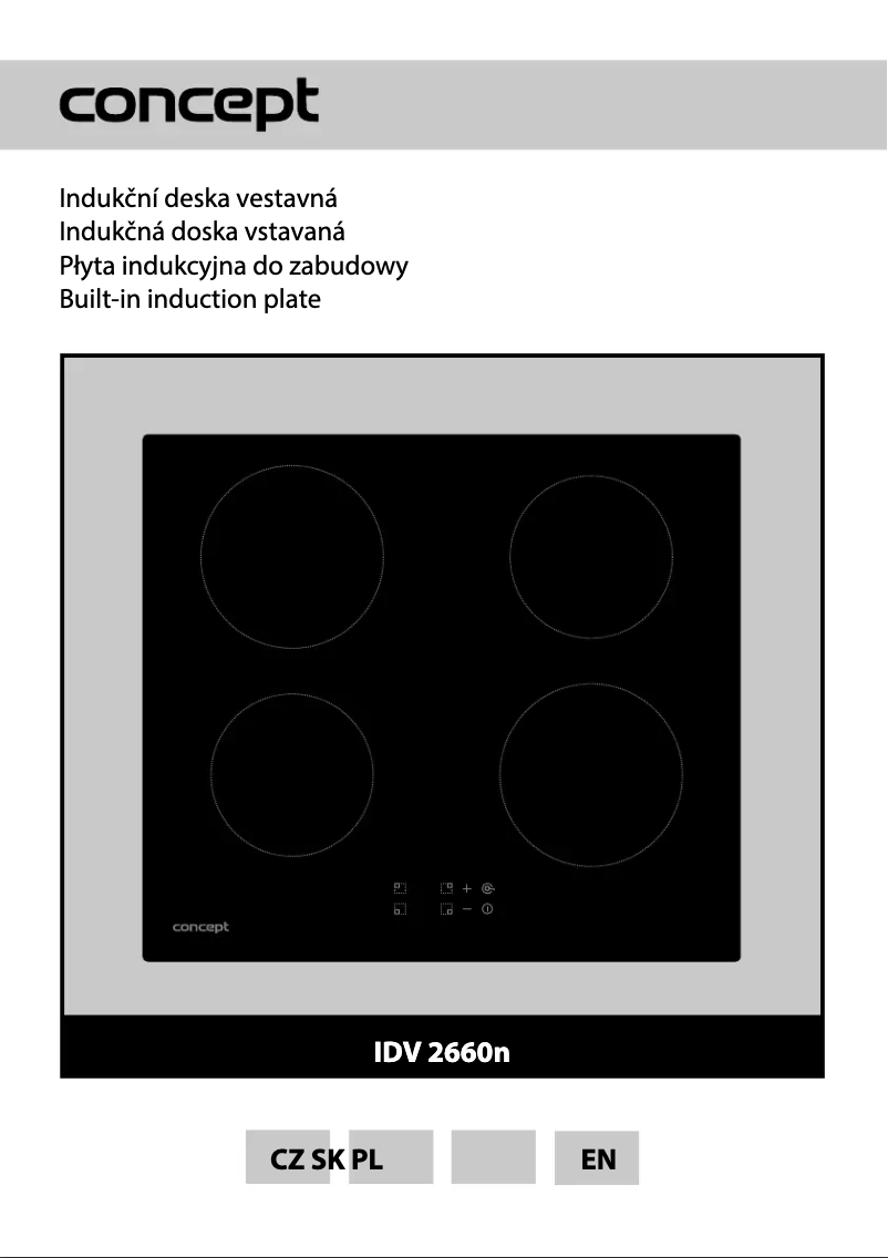 Page 1 de la notice Manuel utilisateur Concept idv2660n