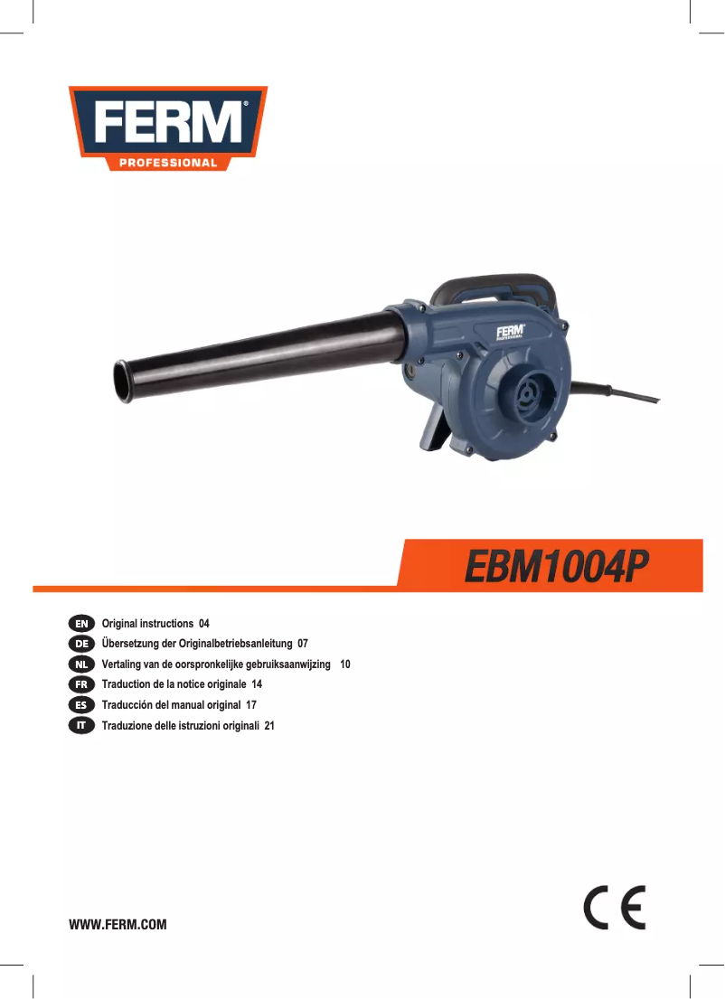 Imagen de la primera página del manual del dispositivo EBM1004P
