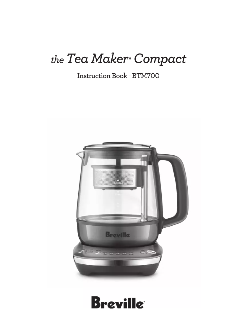 Image de la première page du manuel de l'appareil the Tea Maker Compact BTM700