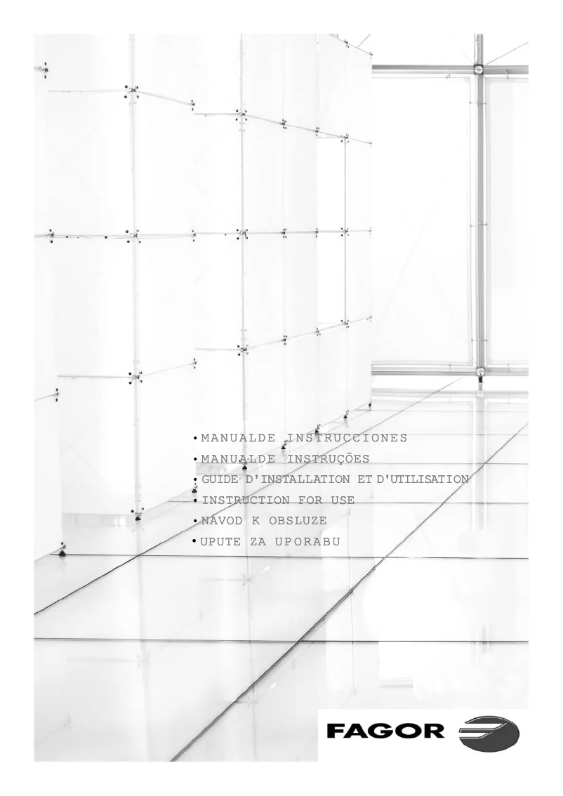 Page 1 de la notice Manuel utilisateur Fagor FSV-85