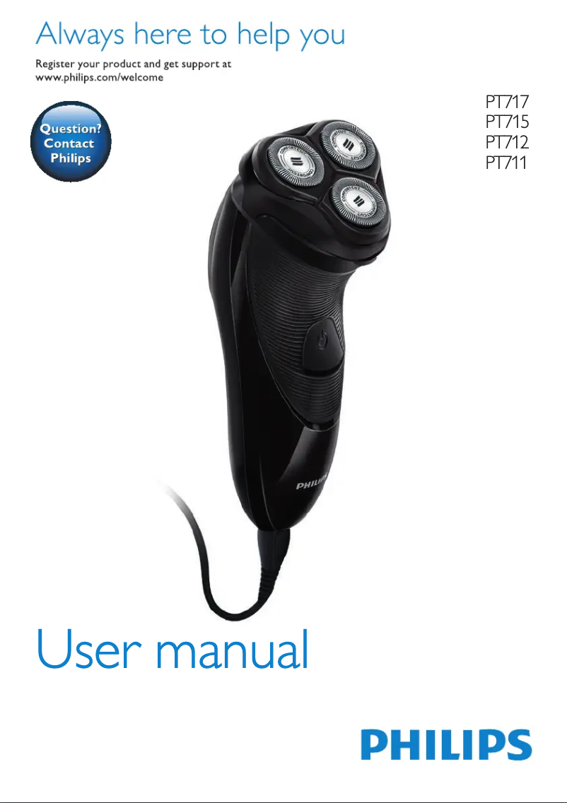 First page image of the manual for PowerTouch PT711