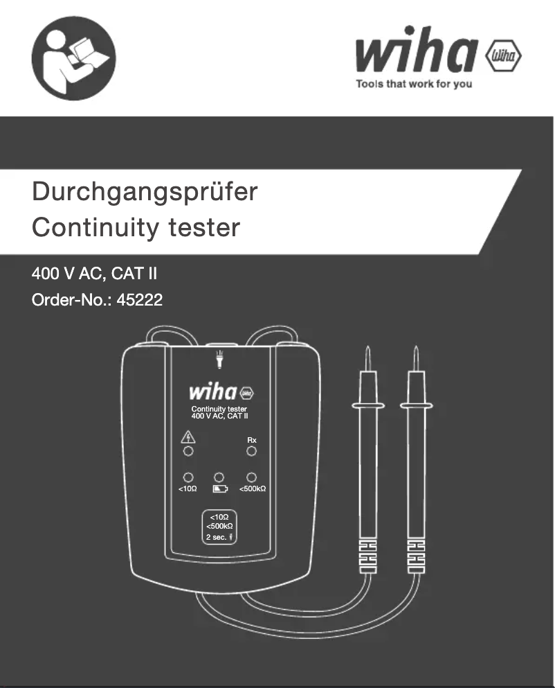 First page image of the manual for 45222