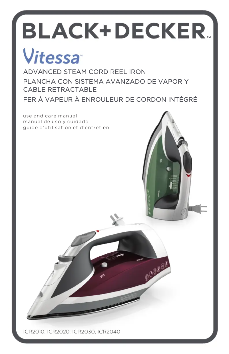 Page n°1 - Manuel utilisateur Black & Decker ICR2030