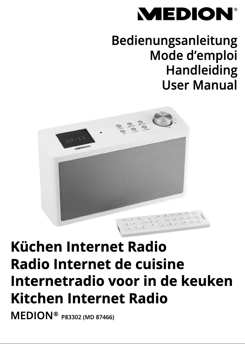 Page n°1 - Manuel utilisateur Medion LIFE P83302 (MD 87466)