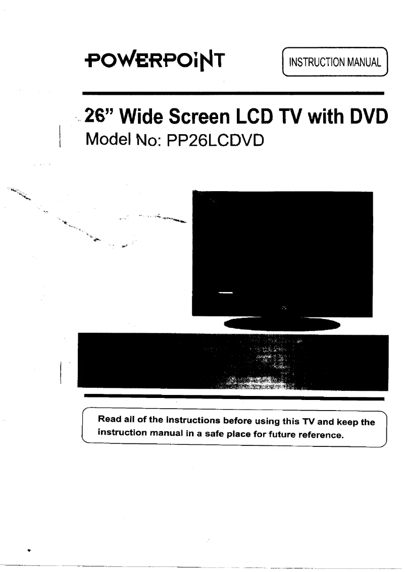 Página 1 del manual Manual de usuario Powerpoint PP26LCDVD