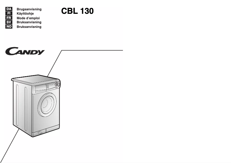 Image de la première page du manuel de l'appareil LB CBL130 SY