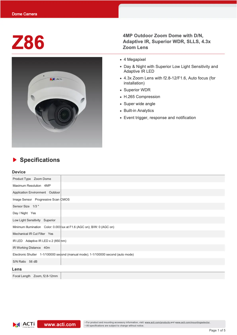 Image de la première page du manuel de l'appareil Z86