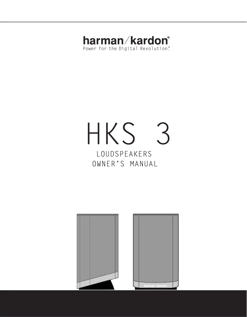 Image de la première page du manuel de l'appareil HKS 3