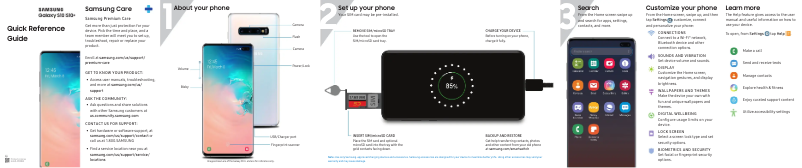 Image de la première page du manuel de l'appareil Galaxy S10e